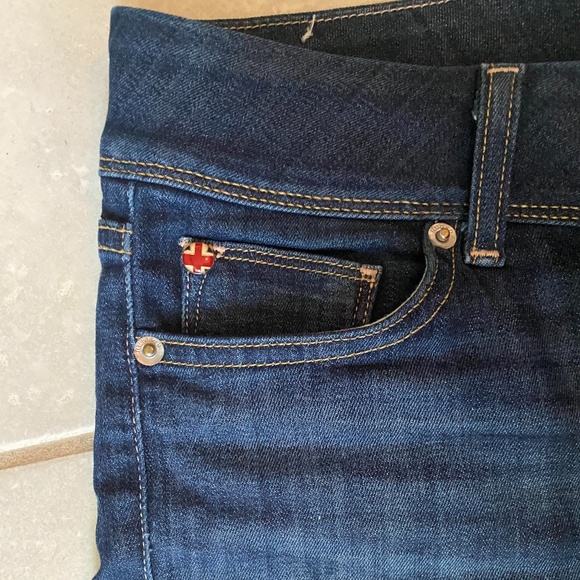 Hudson Denim Ginny Crop Straight Cuff Jeans | 27 - Picture 5 of 6